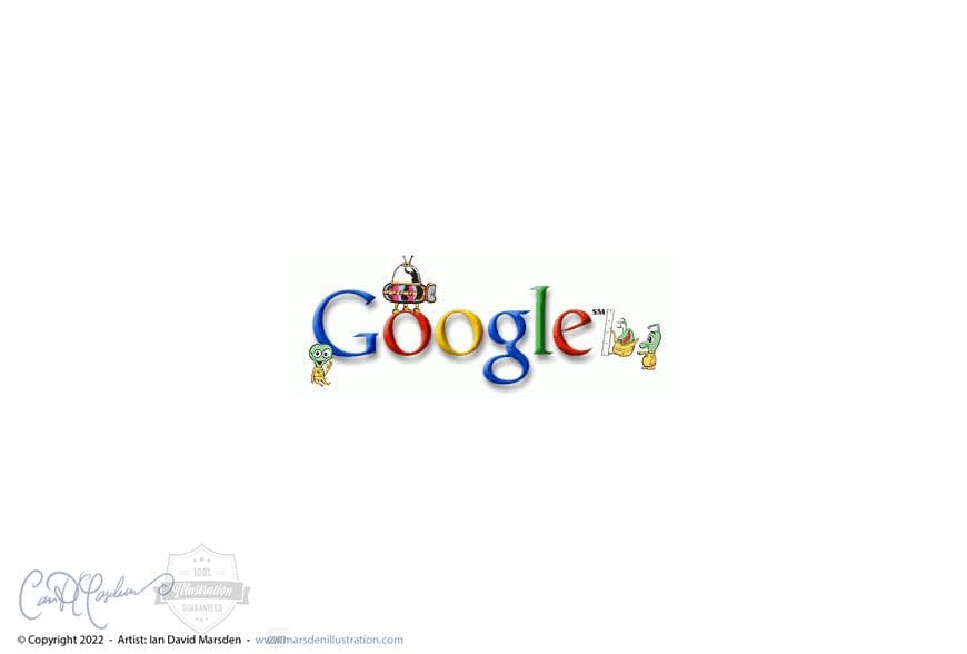 UFO Abducts Google Logo