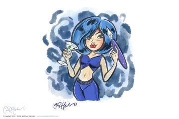 Blue Ink Girl
