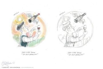Pencil Sketches for illustrations for Schweizer Land Liebe