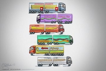 Long Trucks with Long Logos