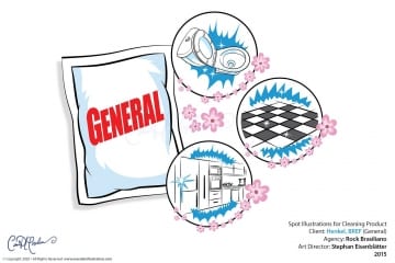 Henkel - Explainer Illustration - General spot circles