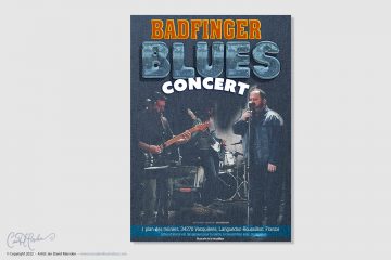 Badfinger Blues - Concert Event Poster Design