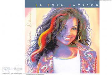 La Toya Jackson - album cover design and illustration