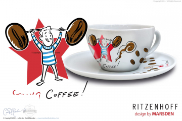 RITZENHOFF - Coffee Love Cappuccino Cup "man"