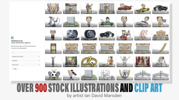 Browse over 600 unique stock illustrations by Ian David Marsden on DieKleinert.de. Timeless, attention-grabbing designs for advertising, publishing, and editorial use.