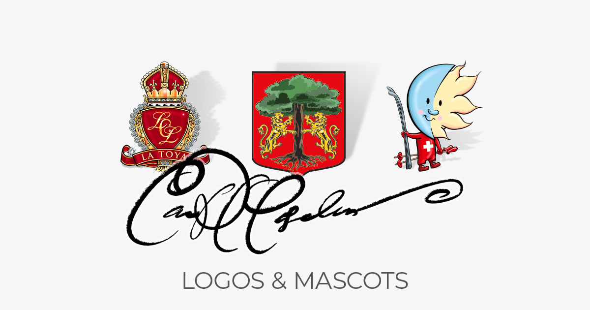 Custom logo designs and character mascots by Ian David Marsden