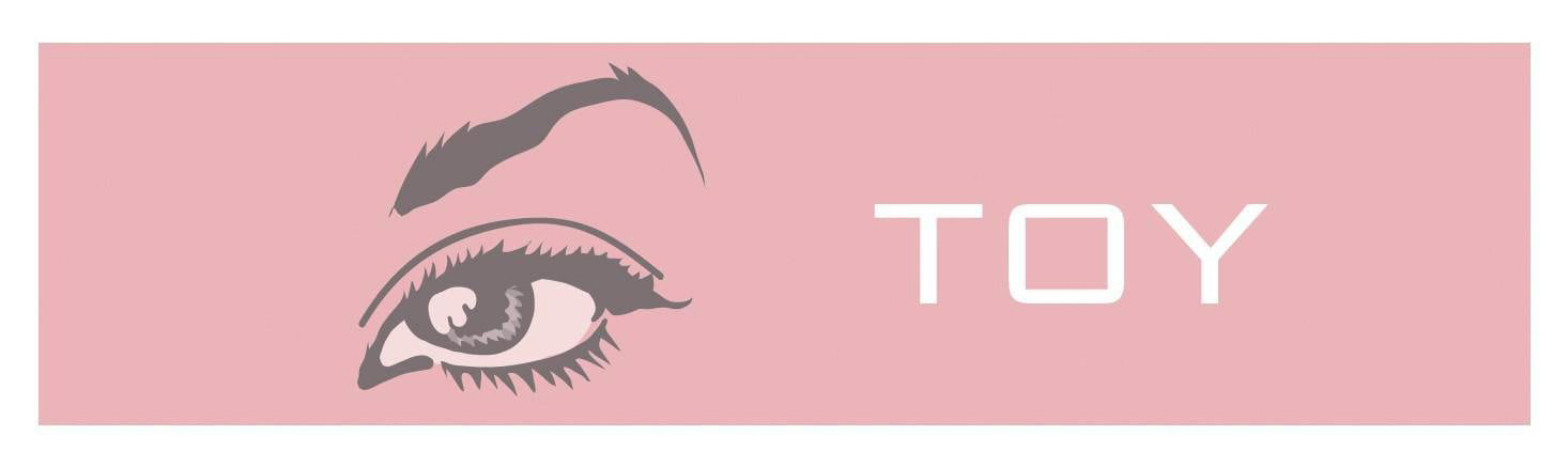 La Toya Jackson TOY logo eye design vector graphic