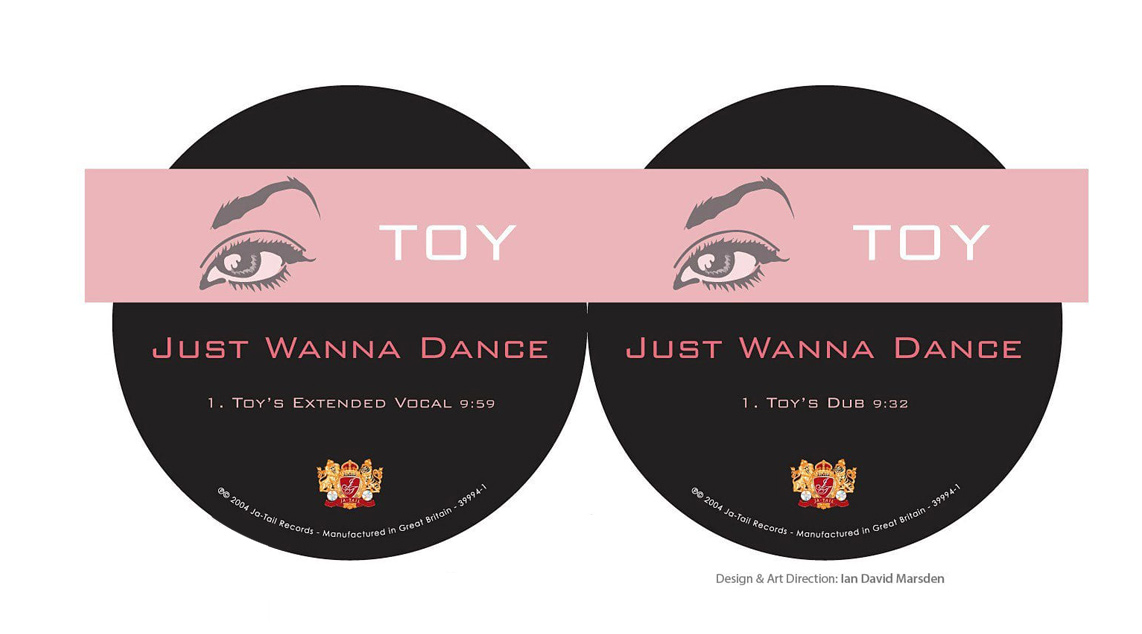 CD single design for Just Wanna Dance by La Toya Jackson