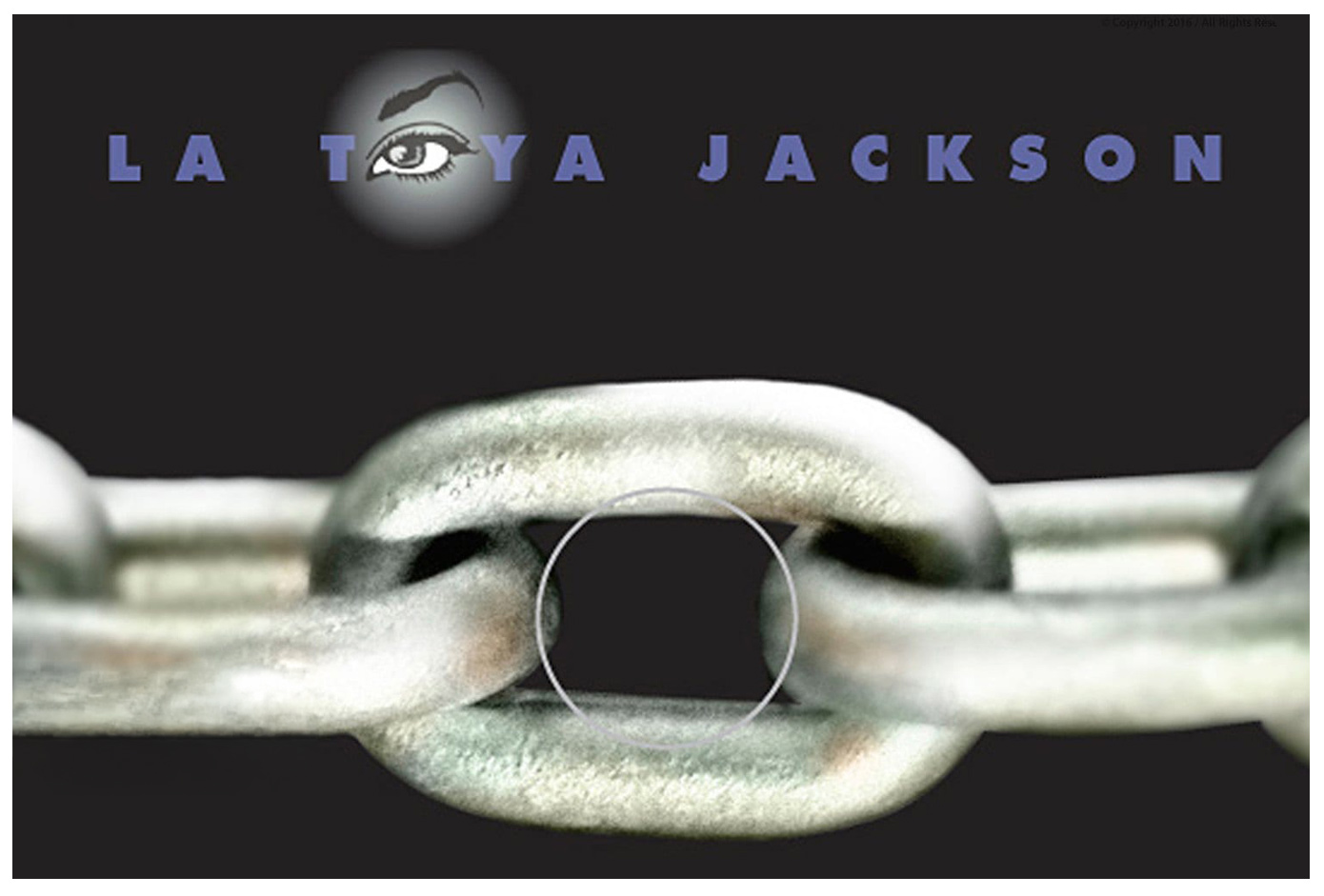 La Toya Jackson Free the World CD single cover with chain graphic
