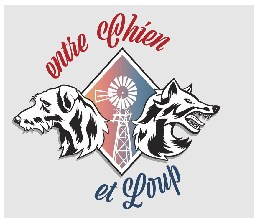 Logo for Entre Chien et Loup street market Pic Saint-Loup
