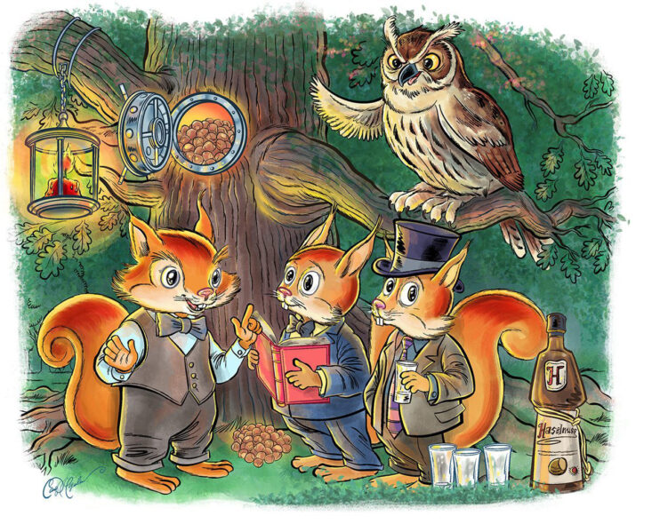 Business Comics and character designs by Ian David Marsden