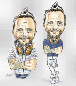 DJ Miroman - Portrait Caricature Cartoon from photographs