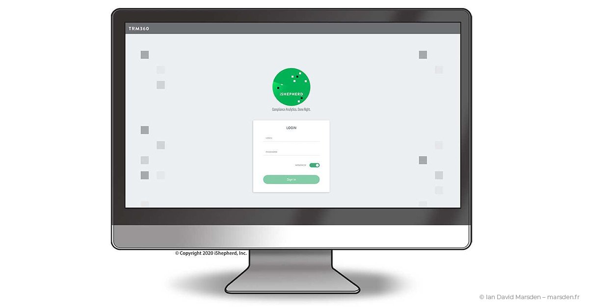 TRM360 UX/UI Login Screen