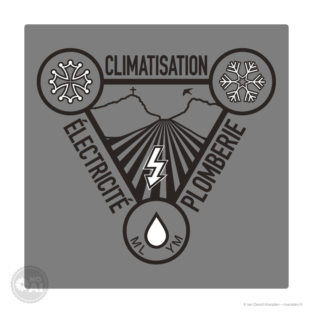 Logo Mika Arvieu noir et blanc pour textile artisan local