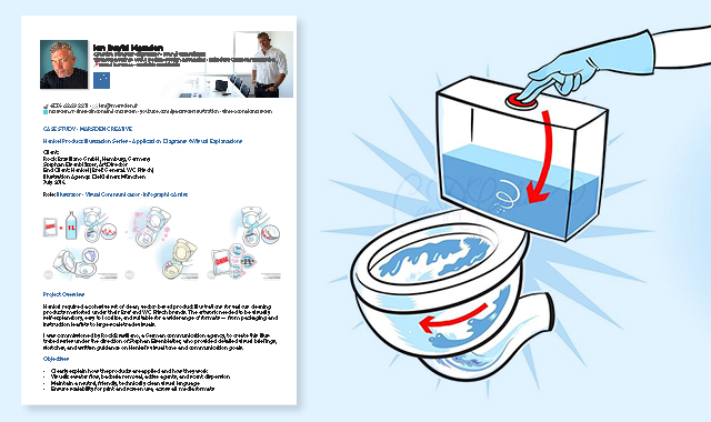 Cutaway Diagrams & Packaging Illustrations for Henkel Cleaning Products
