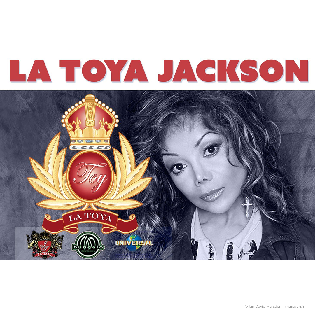 Official website header design for La Toya Jackson created for Ja-Tail Enterprises