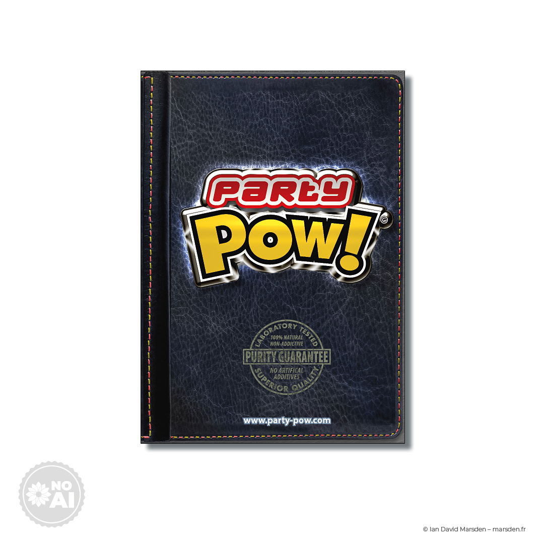 PartyPOW! capsule leather pack design exterior