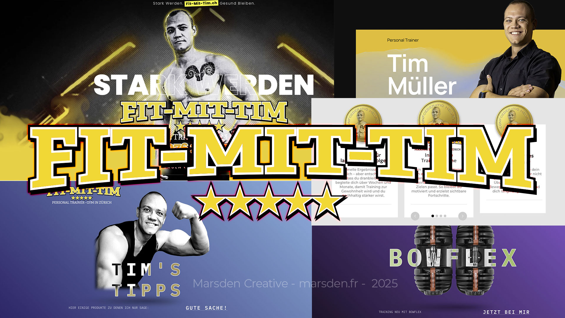 Tim Müller, Personal Trainer Zürich, offizielles Hero-Porträt für die Website Fit-Mit-Tim.ch