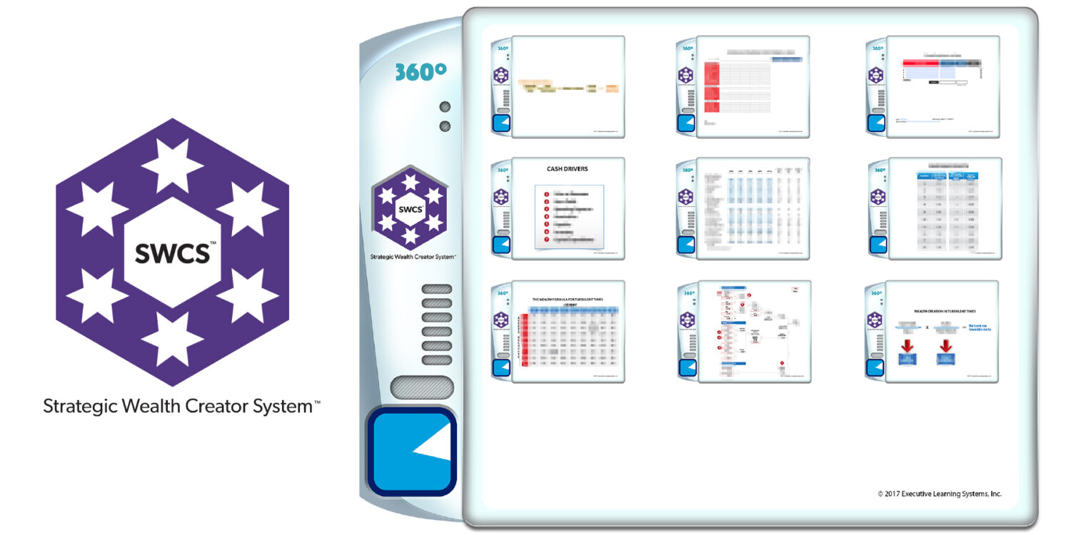 Visual identity and UX interface design for corporate learning system with logo, navigation and instructional slide layout